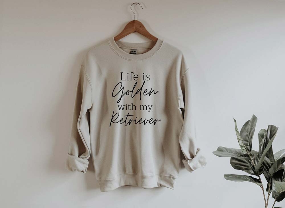 Golden Retriever sweatshirt.